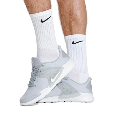 Nike Everyday Cush Crew Beyaz 6lı Çorap SX7666-100