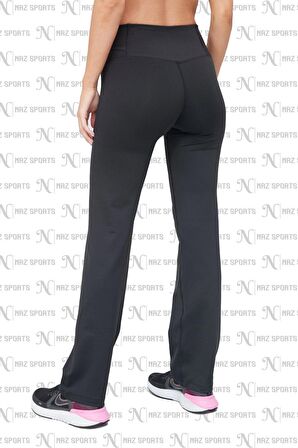 Nike Power Classic Gym Dri-Fit Boru Paça Siyah Kadın Eşofman Altı