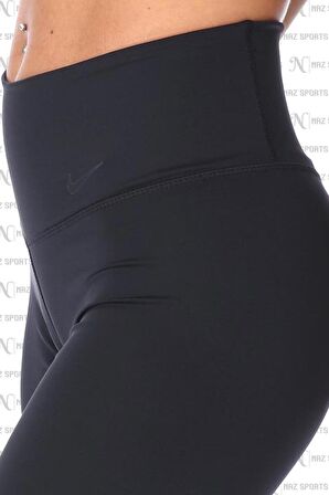Nike Power Classic Gym Dri-Fit Boru Paça Siyah Kadın Eşofman Altı