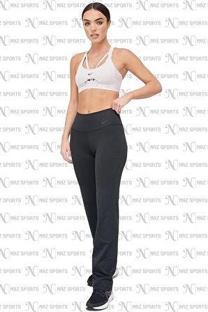 Nike Power Classic Gym Dri-Fit Boru Paça Siyah Kadın Eşofman Altı