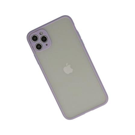 Apple İphone 12 Pro Max Kılıf Montreal Silikon Kapak - Mor