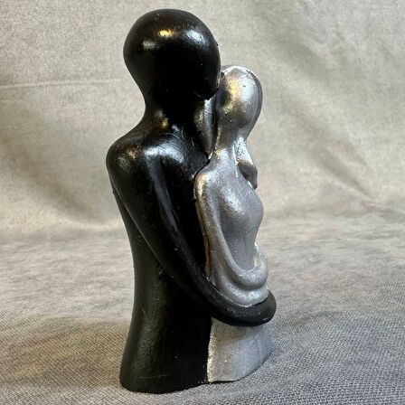 Uretti - Hülya 6683 El Yapımı Dekoratif Sarılmış Çift Biblo