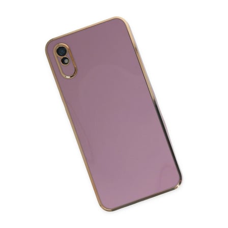 Xiaomi Redmi 9a Kılıf Volet Silikon - Mor