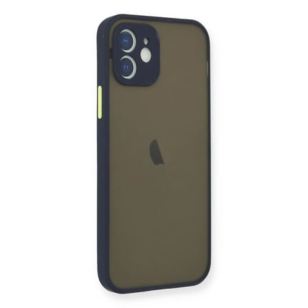 Apple İphone 12 Mini Kılıf Montreal Silikon Kapak - Lacivert