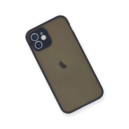 Apple İphone 12 Mini Kılıf Montreal Silikon Kapak - Lacivert