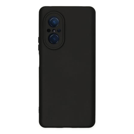 Huawei Nova 9 Se Kılıf Nano İçi Kadife Silikon - Siyah