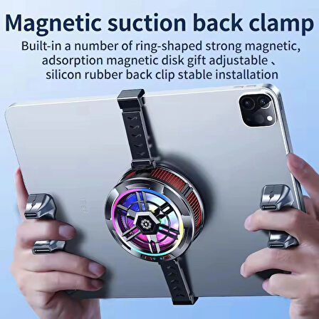 Airstorr iPad Ve tüm Tabletlere Uyumlu Profesyonel Kablolu Tablet Soğutucu Gamer Oyuncu Radyatör Fan H-20