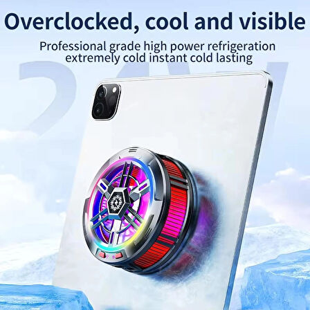 Airstorr iPad Ve tüm Tabletlere Uyumlu Profesyonel Kablolu Tablet Soğutucu Gamer Oyuncu Radyatör Fan H-20