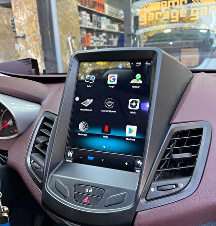 FOR-X FORD FİESTA TESLA(2009-2018)-9.7''ANDROİD GERÇEK 4+64 GB ram / 4 ÇEKİRDEK 1.6Ghz / WIFI 5.0Ghz / BT 5.4-KABLOSUZ CARPLAY-HD KAMERALI-TEKNİK DESTEKLİ