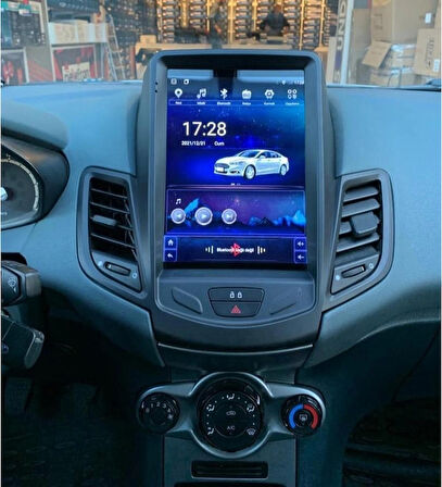 FOR-X FORD FİESTA TESLA(2009-2018)-9.7''ANDROİD GERÇEK 4+64 GB ram / 4 ÇEKİRDEK 1.6Ghz / WIFI 5.0Ghz / BT 5.4-KABLOSUZ CARPLAY-HD KAMERALI-TEKNİK DESTEKLİ