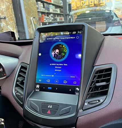 FOR-X FORD FİESTA TESLA(2009-2018)-9.7''ANDROİD GERÇEK 4+64 GB ram / 4 ÇEKİRDEK 1.6Ghz / WIFI 5.0Ghz / BT 5.4-KABLOSUZ CARPLAY-HD KAMERALI-TEKNİK DESTEKLİ