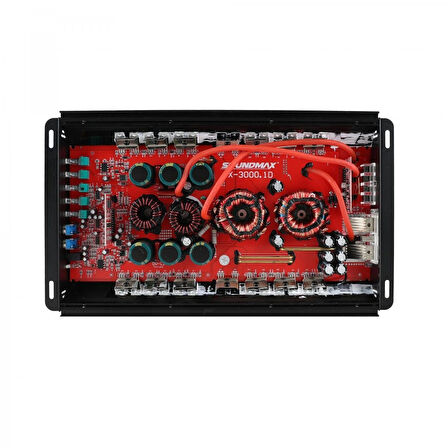 SOUNDMAX SX-3000.1D-1 OHM 3000W RMS-PROFESYONEL-BAS KUMANDALI-MONO ANFİ