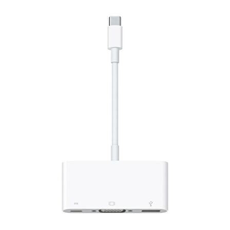 MJ1L2AM/A USB-C VGA ÇOKLU BAĞLANTI ADAPTÖRÜ (USB-C=>USB-A+VGA+USB-C Multiport Adapter)