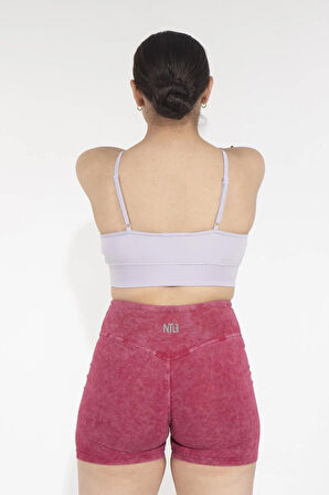 Kadın Dikişli Dekolteli Sporcu Sütyeni - Hızlı Kuruyan,Yoga Bra,Toparlayıcı Bra,Antreman Bra