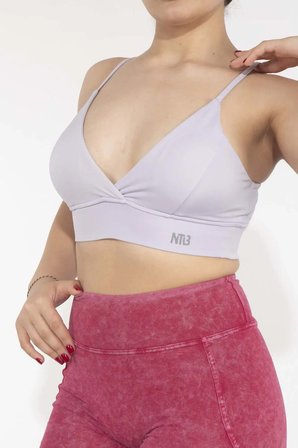 Kadın Dikişli Dekolteli Sporcu Sütyeni - Hızlı Kuruyan,Yoga Bra,Toparlayıcı Bra,Antreman Bra