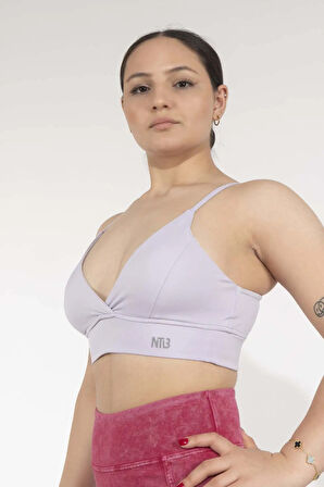 Kadın Dikişli Dekolteli Sporcu Sütyeni - Hızlı Kuruyan,Yoga Bra,Toparlayıcı Bra,Antreman Bra