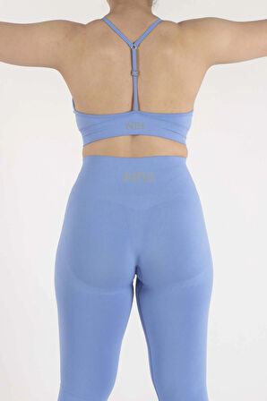 NTB İp Askılı V Yaka Sporcu Sütyeni, Fitness, Yoga, Pilates, Koşu, Antrenman