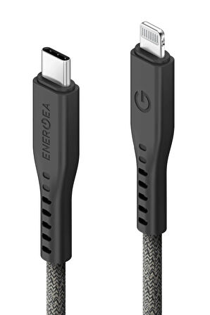Flow 1.5M 60W Type-C to Lightning PD Hızlı Şarj Kablo - Siyah