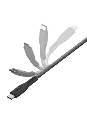 Flow USB 3.2 2M 240W Type-C to Type-C PD Hızlı Şarj Kablo - Siyah