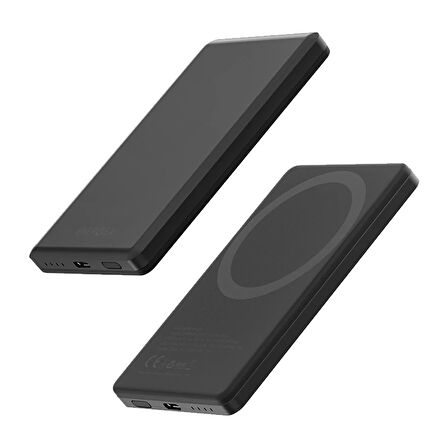 Energea AluPac Mini 5.000 mAh MagSafe Powerbank - Siyah