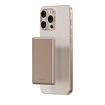 Energea AluPac Mini 5.000 mAh MagSafe Powerbank - Gold
