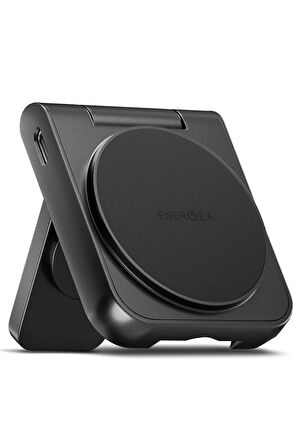 MagDuo 2in1 Katlanabilir 15W Telefon ve 2.5W Saat Masaüstü Hızlı Şarj Standı - Koyu Gri