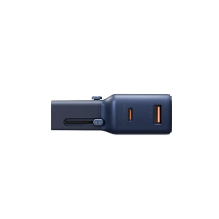 Energea TravelGo 35W 1 Adet Type-C 35W ve 1 Adet 18W USB Çıkışlı PD Hızlı Şarj Aleti - Mavi