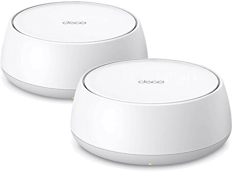 TP-LINK Deco BE25(2-pack), BE3600 Mbps, 2×2.5Gbps Portlar, 150 Cihaz, Dual-Band Wi-Fi 7 Mesh Sistemi