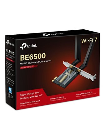 Tp-Link Archer Tbe400E Wifi 7 Tri- Band Bluetooth 5.4 Pci Ekspres Adaptör Be6500