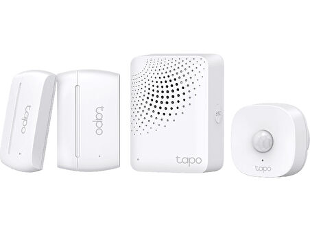TP-LINK Tapo T30 Kıt | Akıllı Ev Sensörleri Başlangıç Kiti | Akıllı Hub | Hareket Sensörü | 2 Adet Kapı/pencere Kontak Sensörü