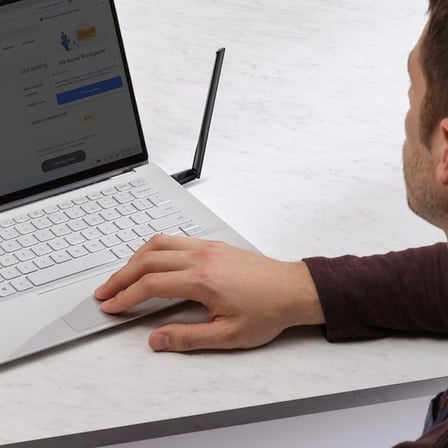 Archer TX35U Plus | AX1800 Wi-Fi 6 Kablosuz USB Adaptör | 1800 Mbps Çift Bant Hız | Yüksek Çekim Güçlü Anten | USB 3.0 | Wpa3 | Beamforming & Mu-Mımo | Masaüstü ve Laptop Pc Alıcı