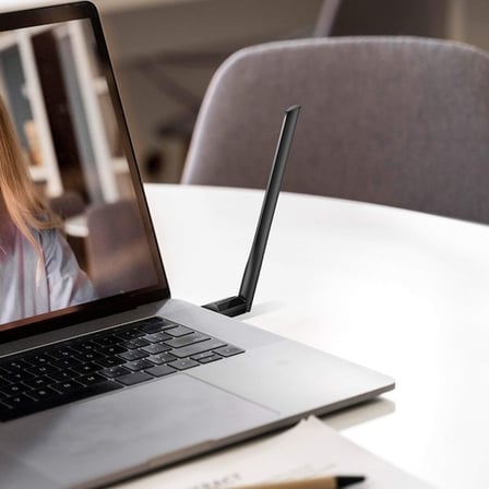 Archer TX35U Plus | AX1800 Wi-Fi 6 Kablosuz USB Adaptör | 1800 Mbps Çift Bant Hız | Yüksek Çekim Güçlü Anten | USB 3.0 | Wpa3 | Beamforming & Mu-Mımo | Masaüstü ve Laptop Pc Alıcı
