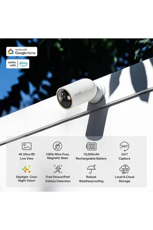 TP-Link Tapo C460 Bullet 8 MP 4K Gece Görüşlü IP Wi-Fi Güvenlik Kamerası