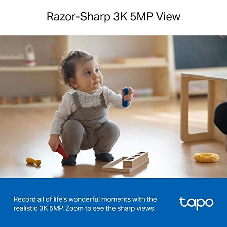 TP-LINK 5MP Tapo C230 Pan/Tilt AI Ev Güvenlik Wi-Fi Kamera