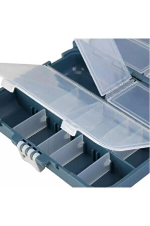 Caperlan - Ilaç Kutusu Kapaklı Bölmeli Büyük 