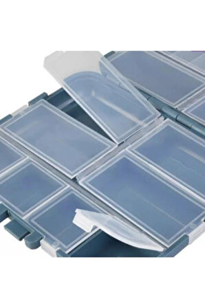 Caperlan - Ilaç Kutusu Kapaklı Bölmeli Büyük 