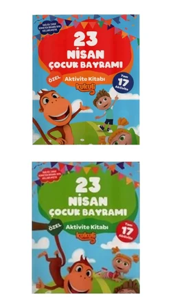Kukuli 23 Nisan Çocuk Bayramı Özel Aktivite Kitabı - 2 Kitap