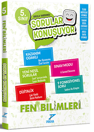 5.Sınıf Pruva Fen Bilimleri Soru Bankası (Hediyeli)
