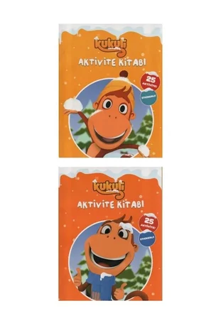 3-6 Yaş Çocuklar İçin Çıkartmalı Aktivite Kitabı 2 Kitap