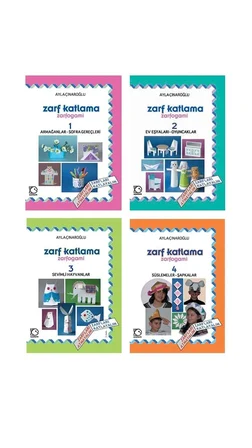 Zarf Katlama Sanatı-zarfogami 4 Kitap-ayla Çınaroğlu