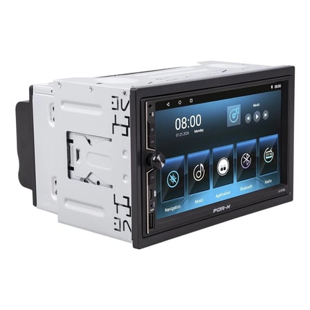 FOR-X X-970-7'' ANDROİD-4/64GB-4 ÇEKİRDEK-WİFİ-BT-KABLOSUZ CARPLAY-HD KAMERA HEDİYELİ DABIL TEYP