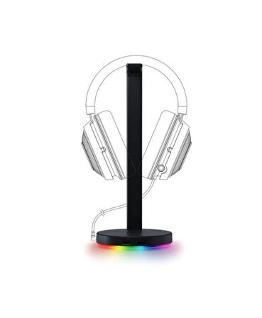 Razer RC21-01510100-R3M1 Base Station V2 Chroma Black RGB Kulaklık Standı