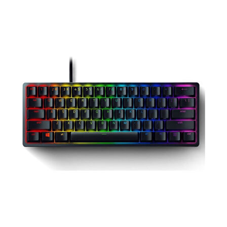 Razer Huntsman Mini US Layout RGB %60 TKL Purple Switch Kablolu Mekanik Oyuncu Klavyesi