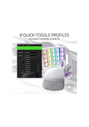 Razer Tartarus Pro Mercury Rgb Klavye RZ07-03110200-R3M1) (OUTLET)