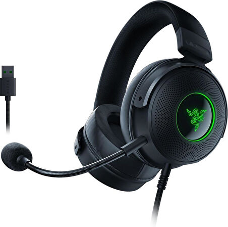 Razer Kraken V3 Kablolu Mikrofonlu Kulak Üstü Oyuncu Kulaklığı - Teşhir