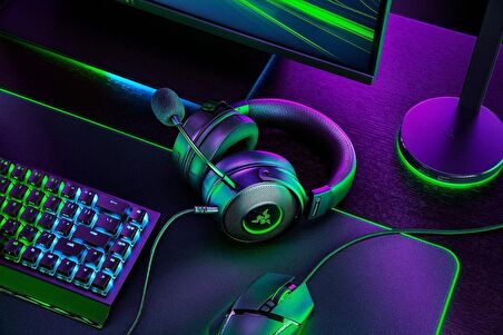 Razer Kraken V3 Hypersense RZ04-03770100-R3M1 Mikrofonlu Kablolu Oyuncu Kulaklığı