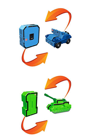 Rakamlar Araçlara Dönüşüyor – Mega Pocket Morphers 10'lu Set!