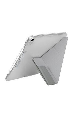 Uniq Camden iPad Air 4 10.9 Katlanabilir Tablet Kılıfı - Gri