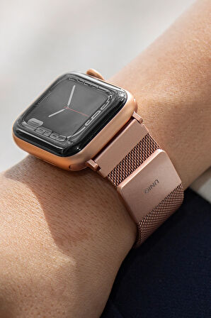 Uniq Dante Watch Ultra 41mm Çelik Örgü Kordon - Mavi