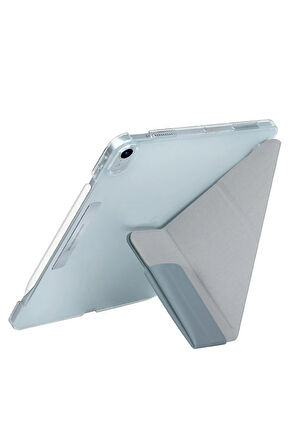 Uniq Camden iPad Air 4 10.9 Katlanabilir Tablet Kılıfı - Açık Mavi